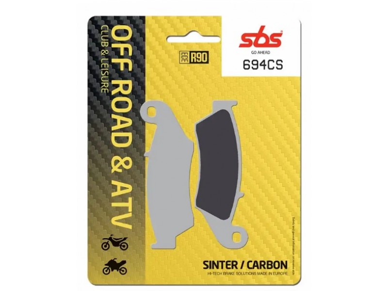 Гальмівні колодки SBS Comp Brake Pads, Carbon 694CS